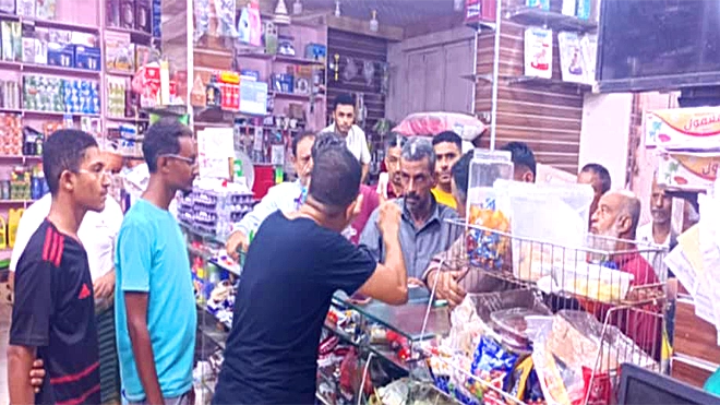نزول لتفقد الأسعار في صلاح الدين وفقم بعدن